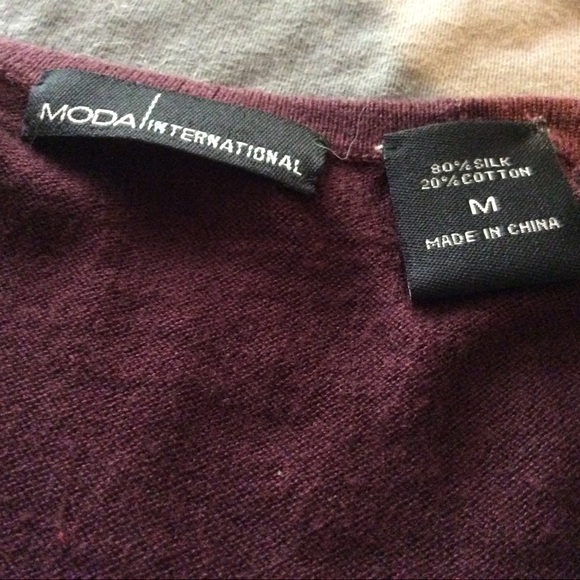 Moda International Vs Top Burgundy - Picture 3 of 4